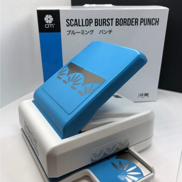 Creative Memories Scallop Burst Border Maker Punch Scrapbook Retired NIB - Picture 3 of 6